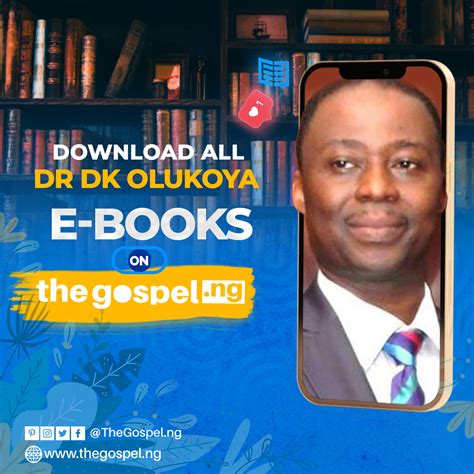 This is how to seek that presence. . Dr dk olukoya books